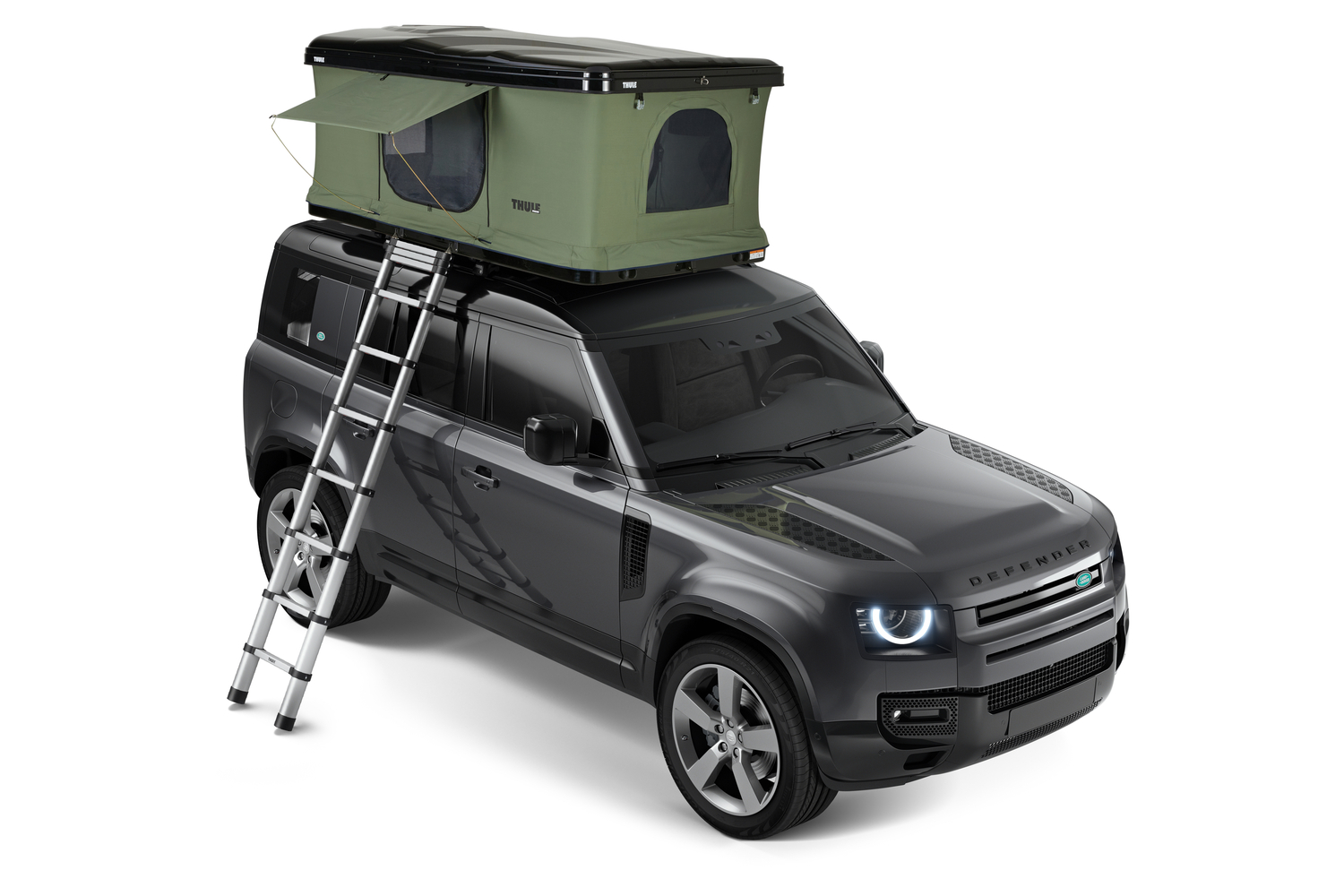 Thule Basin Hard-shell Rooftop Tent - Rooftop Tent for 2 Person - Image 1