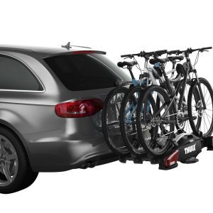 Thule VeloCompact 2/3-Bike Platform Towbar Bike Rack 13-pin - Black/Aluminium - Image 1