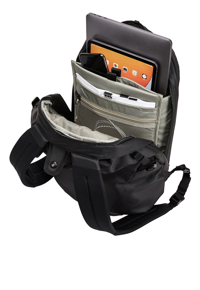 Thule Tact Laptop Backpack 16L - Black - Image 4